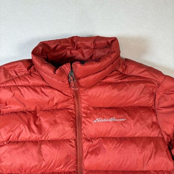 Eddie Bauer Microlight III Down Packable Water Repel Puffer Full Zip Jacket Sz S - Picture 7 of 9